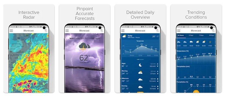 Morecast - Weather Forecast with Radar & Widget Pro 